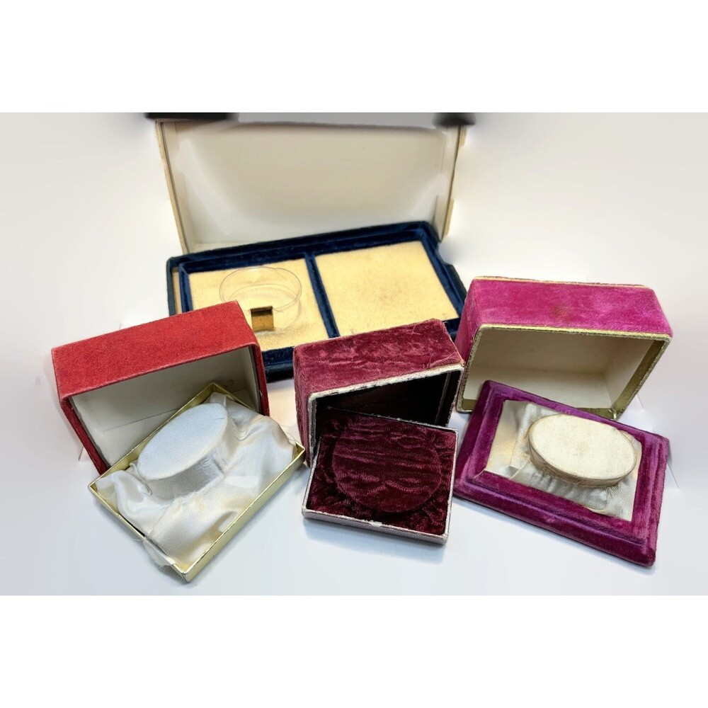 Vintage Antique Presentation Jewelry Boxes  Sweetheart Bracelets Carmen